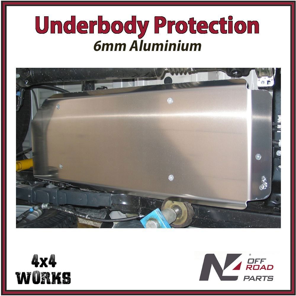 Skid plate guard for 4x4 underbody protection