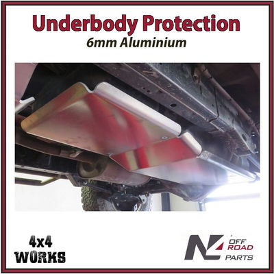 Skid plate guard for 4x4 underbody protection