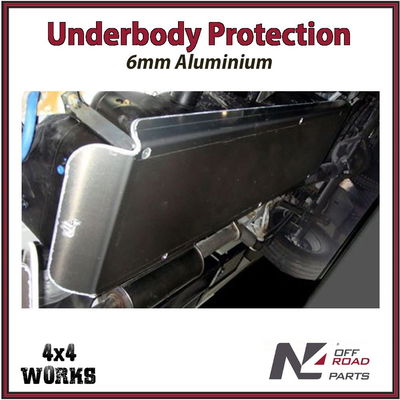 Skid plate guard for 4x4 underbody protection