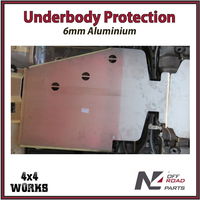 Skid plate guard for 4x4 underbody protection