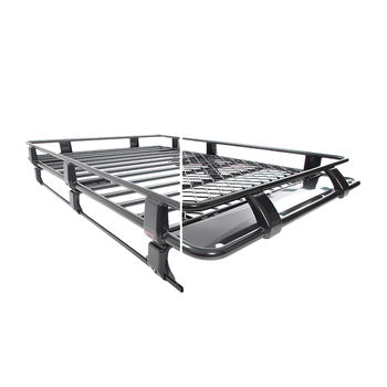 ARB steel roof rack, black with fitting kit