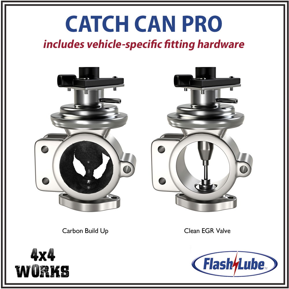 Catch Can Pro fume filter unit with bracket kit and hoses