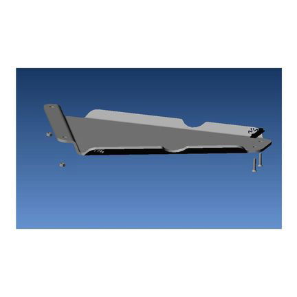 Skid plate guard for 4x4 underbody protection