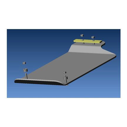 Skid plate guard for 4x4 underbody protection