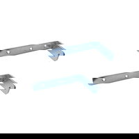 Galvanised Awning Brackets - Pair