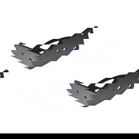 Galvanised Awning Brackets with Gusset - Pair