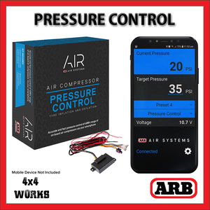 Pressure Control Tyre Inflation with Compressor Connect App