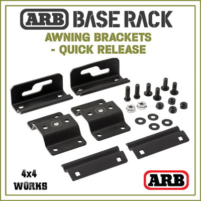 Roof Rack Quick Release Awning Brackets Set