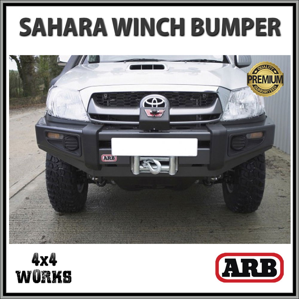 ARB Sahara Winch Bumper Bar Toyota Hilux Series 7 Vigo 2005-15 - 4x4 Works