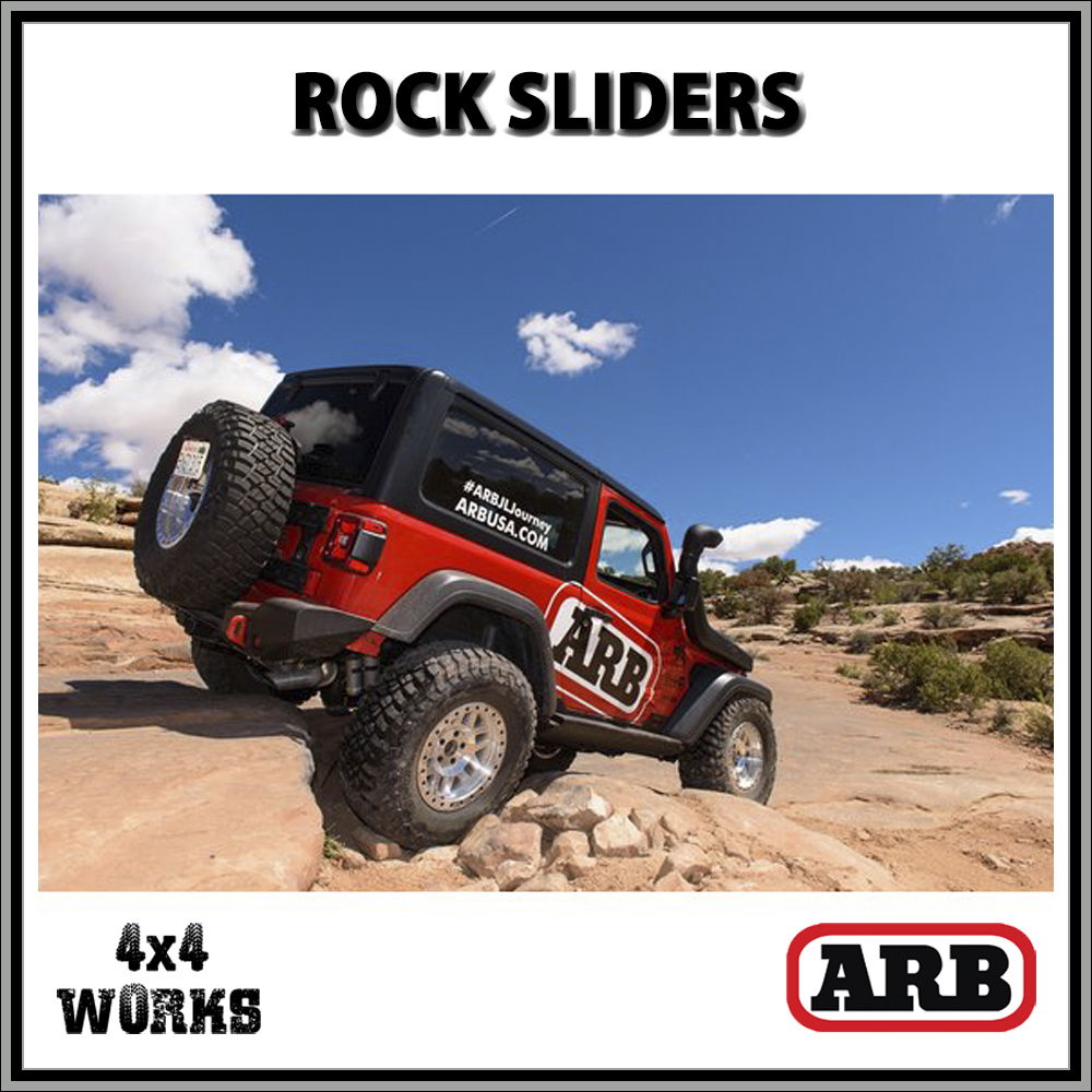 ARB Rock Sliders Jeep Wrangler JL 2 Door 2018-on - 4x4 Works