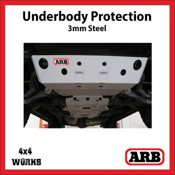 Under vehicle protection steel skid plate kit
