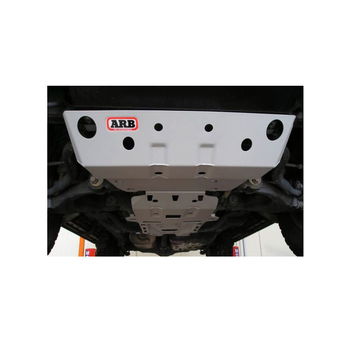 Under vehicle protection steel skid plate kit