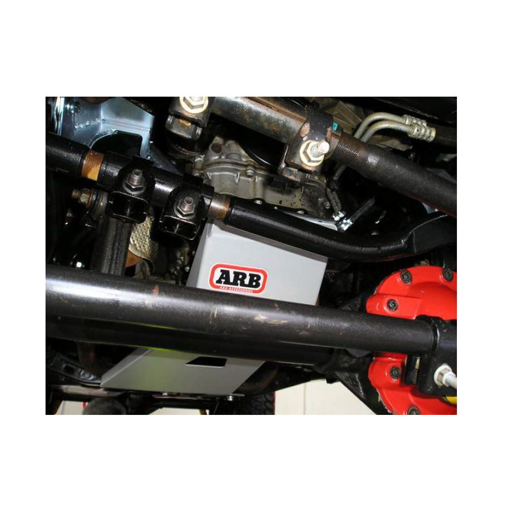 Under vehicle protection steel skid plate kit