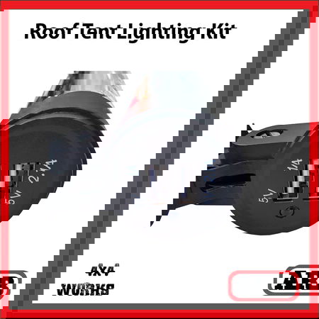 Roof Top Tent Dimmable Lighting Kit + USB Ports