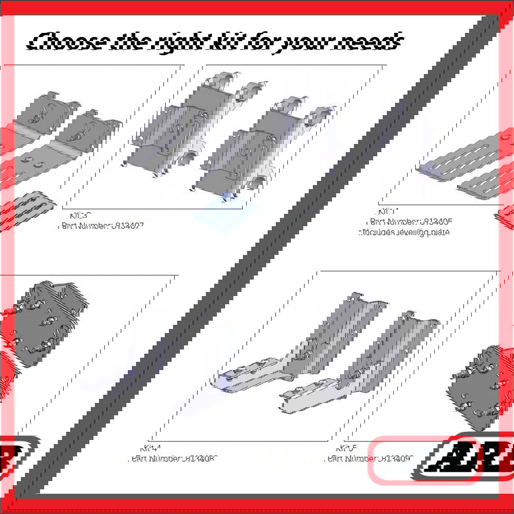 Awning Quick Release Mounting Bracket Kit 5