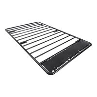 ARB steel roof rack, black with fitting kit