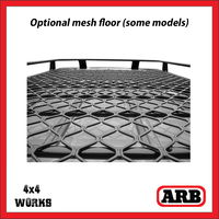 ARB steel roof rack, black with fitting kit