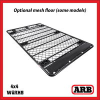 ARB steel roof rack, black with fitting kit