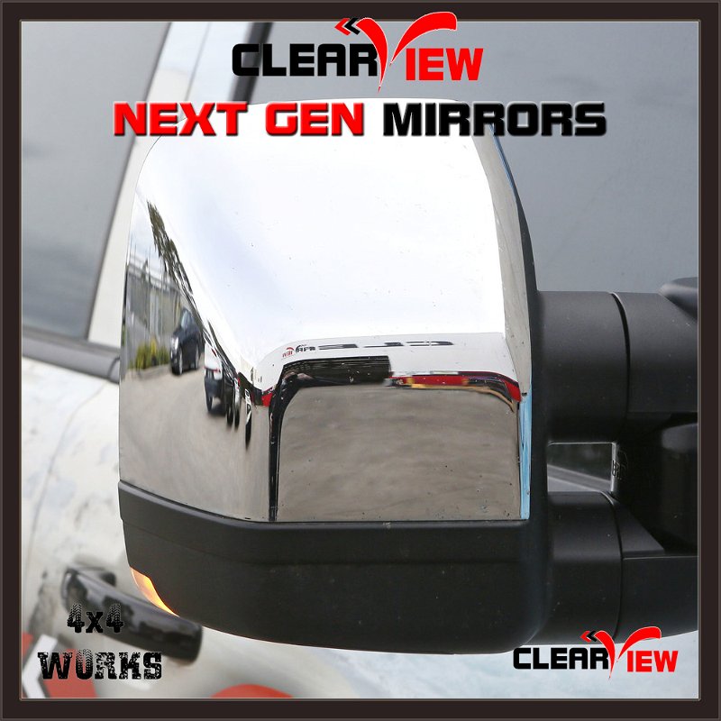 Clearview Nissan Navara D40/550 (2005-2014) Towing Mirrors - Life Style  Store