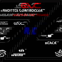 Throttle controller face plate, black