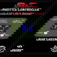 Throttle controller face plate, dark green