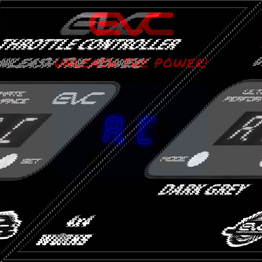 Throttle controller face plate, dark grey
