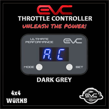 Throttle controller face plate, dark grey