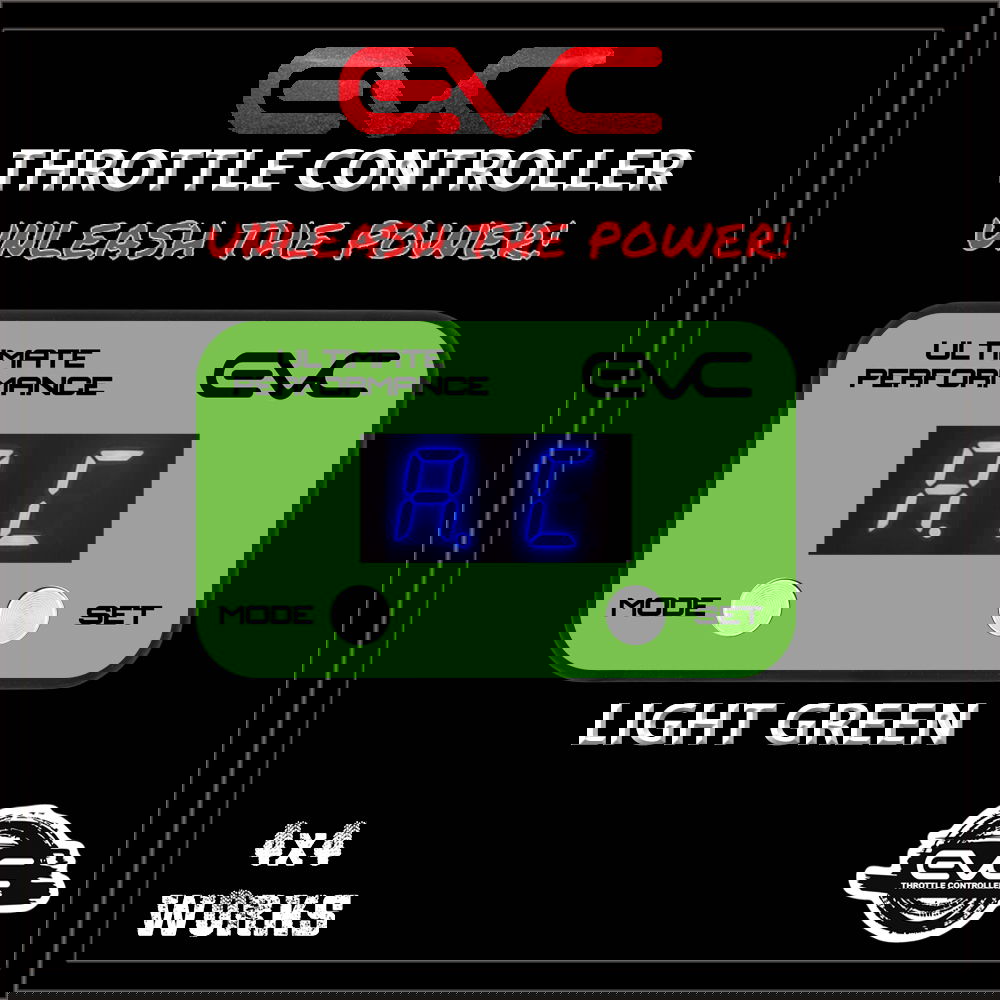 Throttle controller face plate, light green