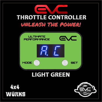 Throttle controller face plate, light green