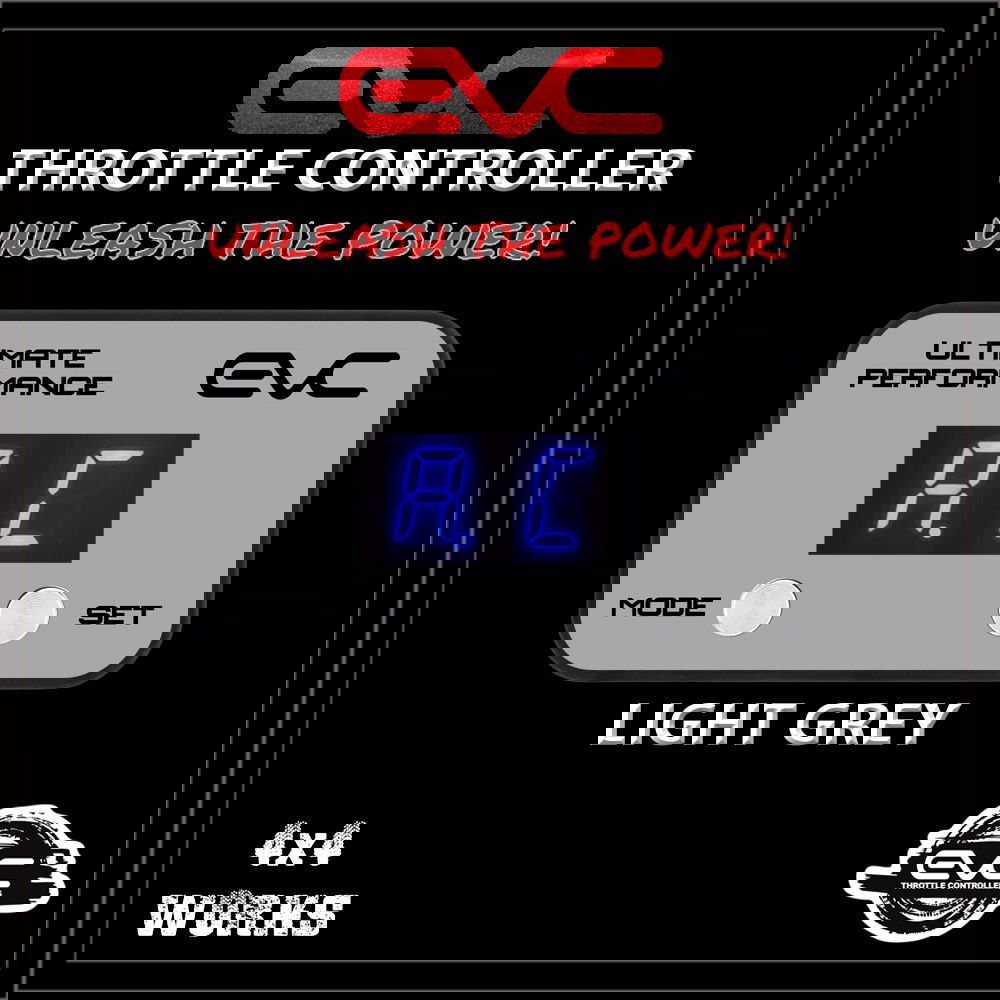 Throttle controller face plate, light grey