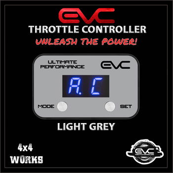 Throttle controller face plate, light grey