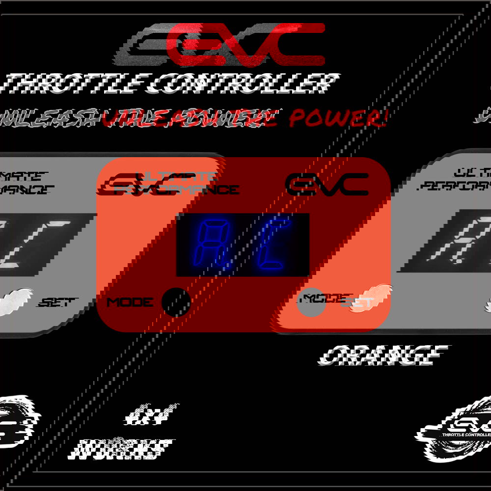 Throttle controller face plate, orange