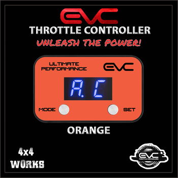Throttle controller face plate, orange