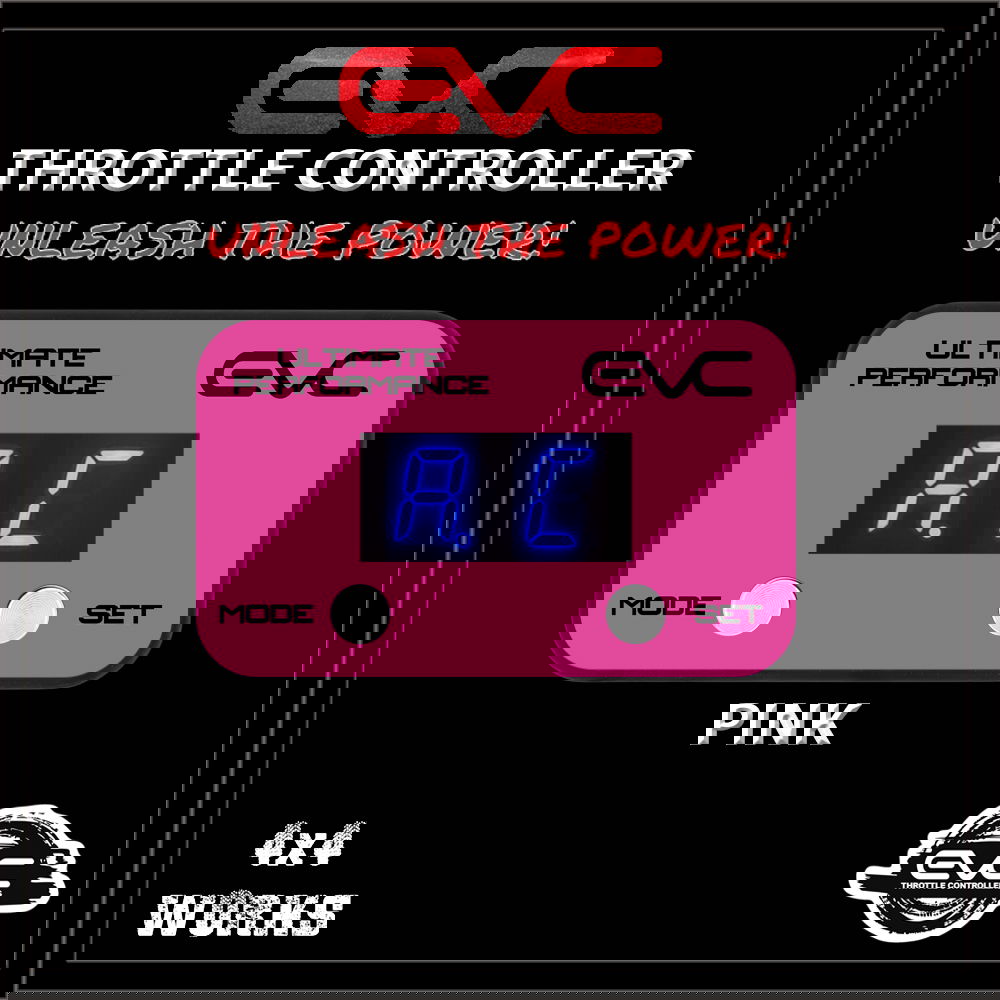 Throttle controller face plate, pink