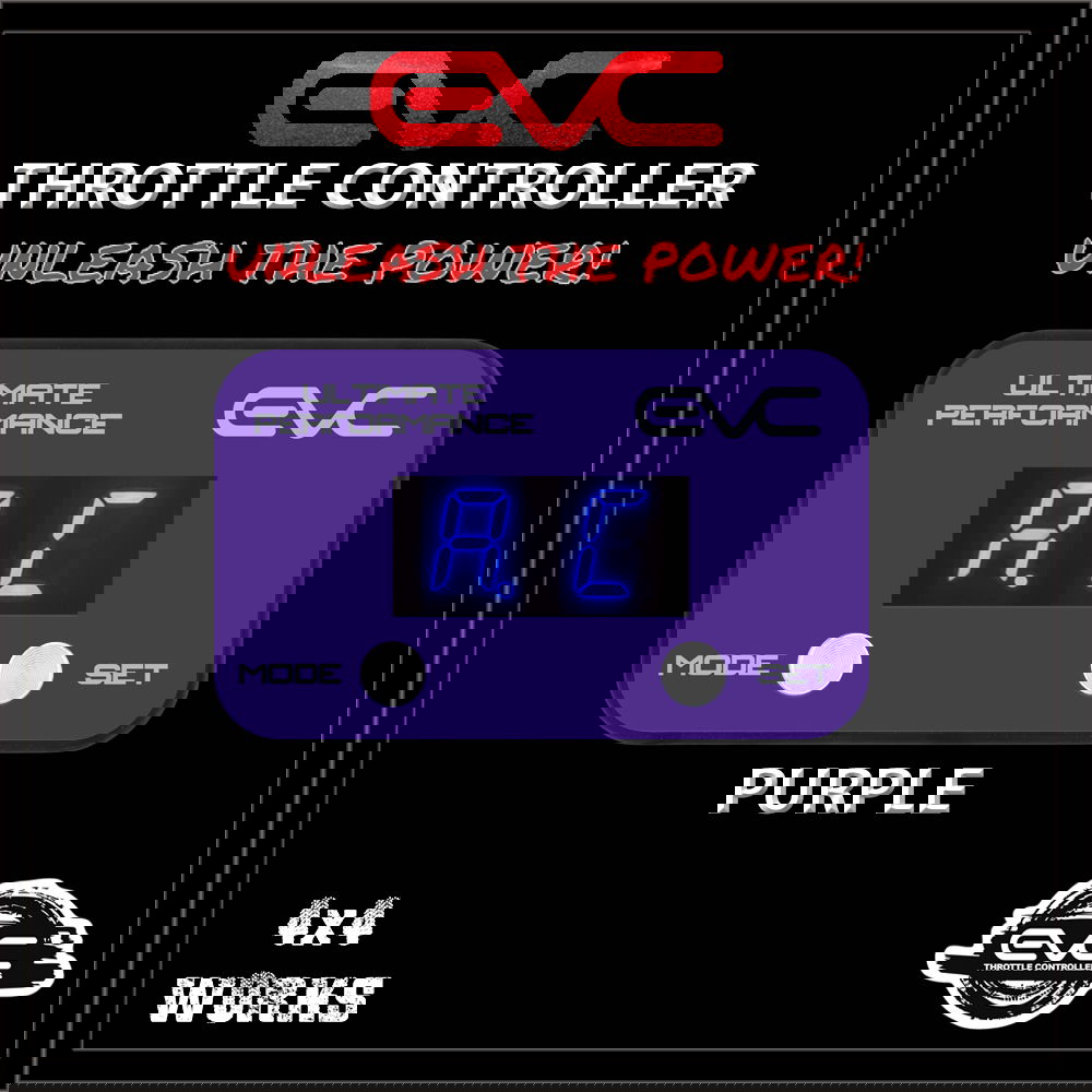 Throttle controller face plate, purple