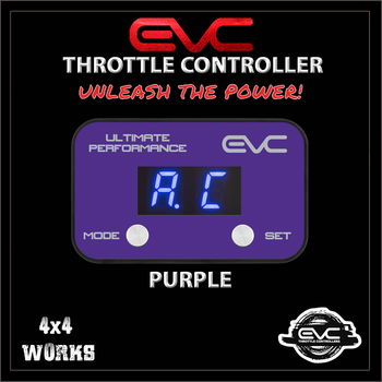 Throttle controller face plate, purple
