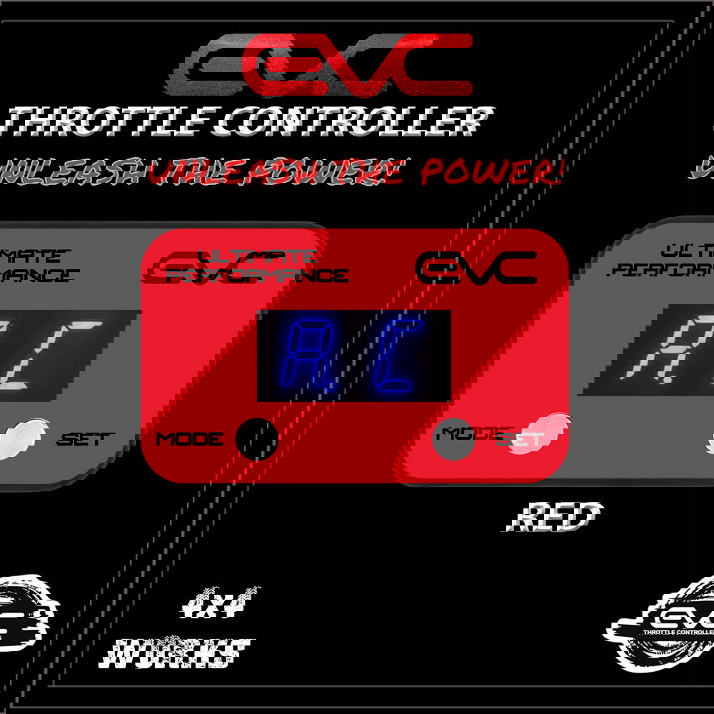 Throttle controller face plate, red