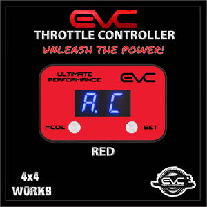 Throttle controller face plate, red