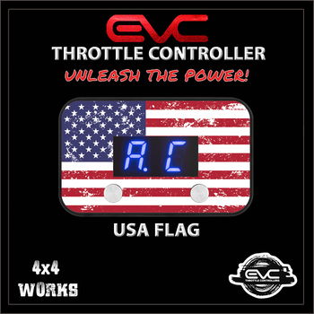 Throttle controller face plate, USA flag