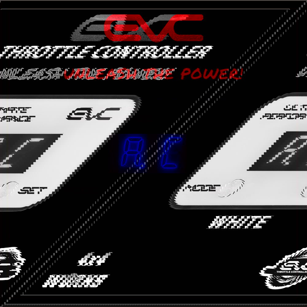 Throttle controller face plate, white