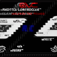 Throttle controller face plate, white