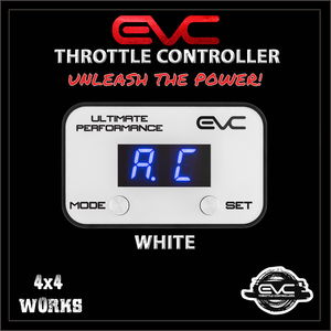 Throttle controller face plate, white