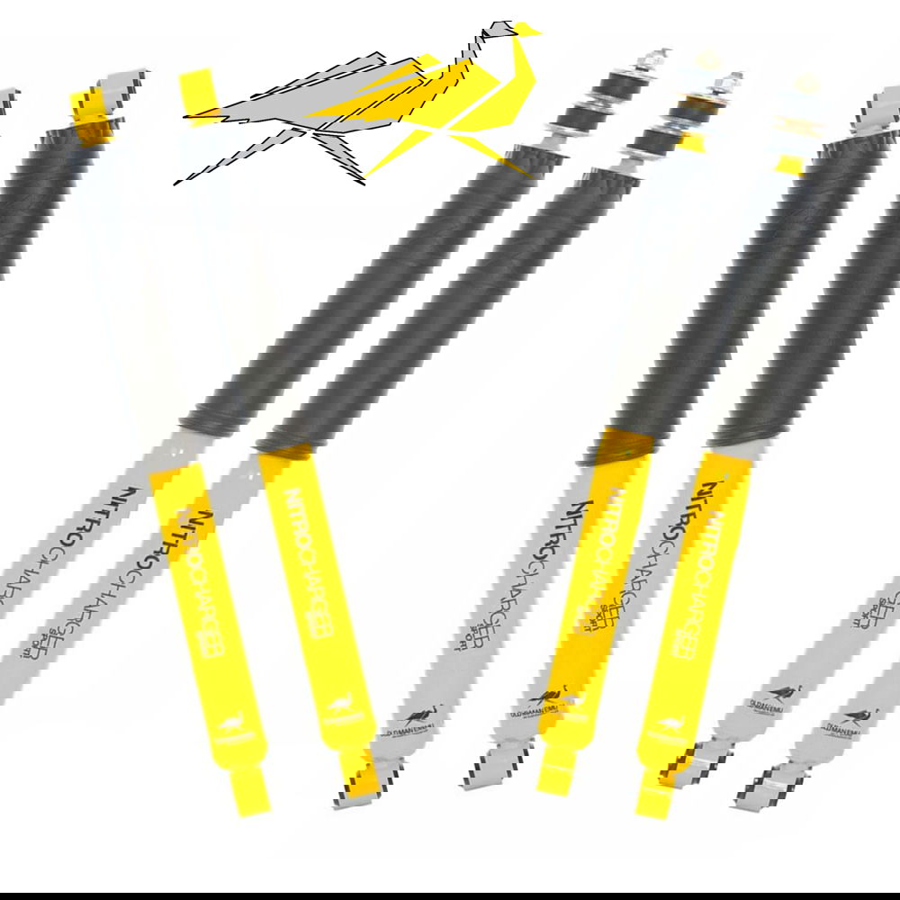 Set of Old Man Emu dampers, yellow, nitrogen filled