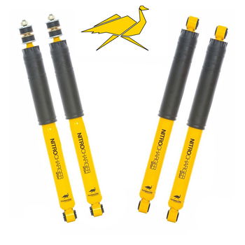 Set of Old Man Emu dampers, yellow, nitrogen filled