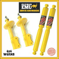 Set of Old Man Emu dampers, yellow, nitrogen filled