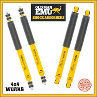 Set of Old Man Emu dampers, yellow, nitrogen filled