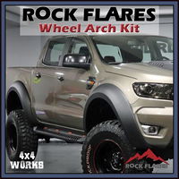 Tough ABS wheel arches on 4x4 truck