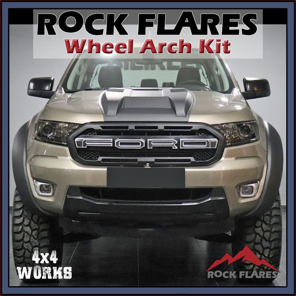 Tough ABS wheel arches on 4x4 truck