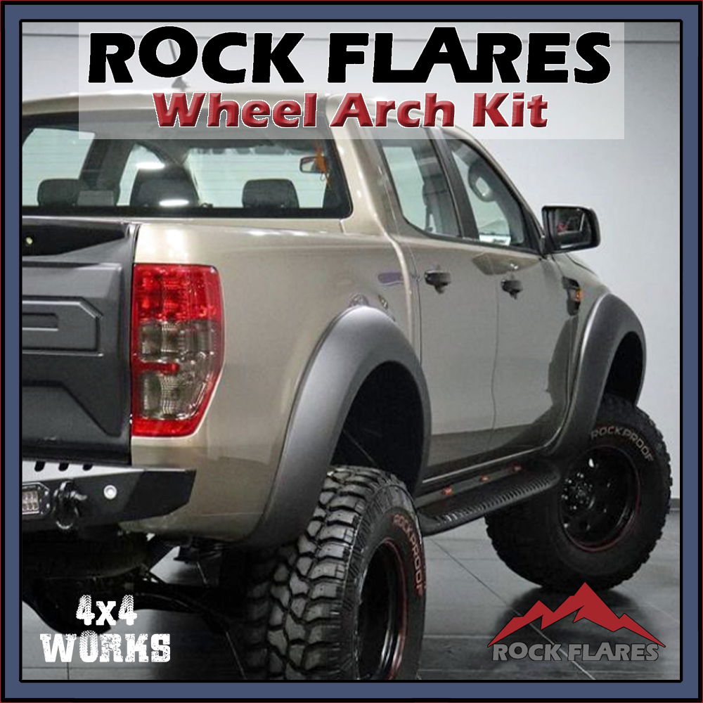 Tough ABS wheel arches on 4x4 truck