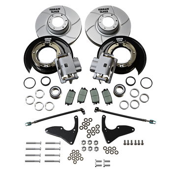 Drum to disc brake conversion kit for 4x4 models